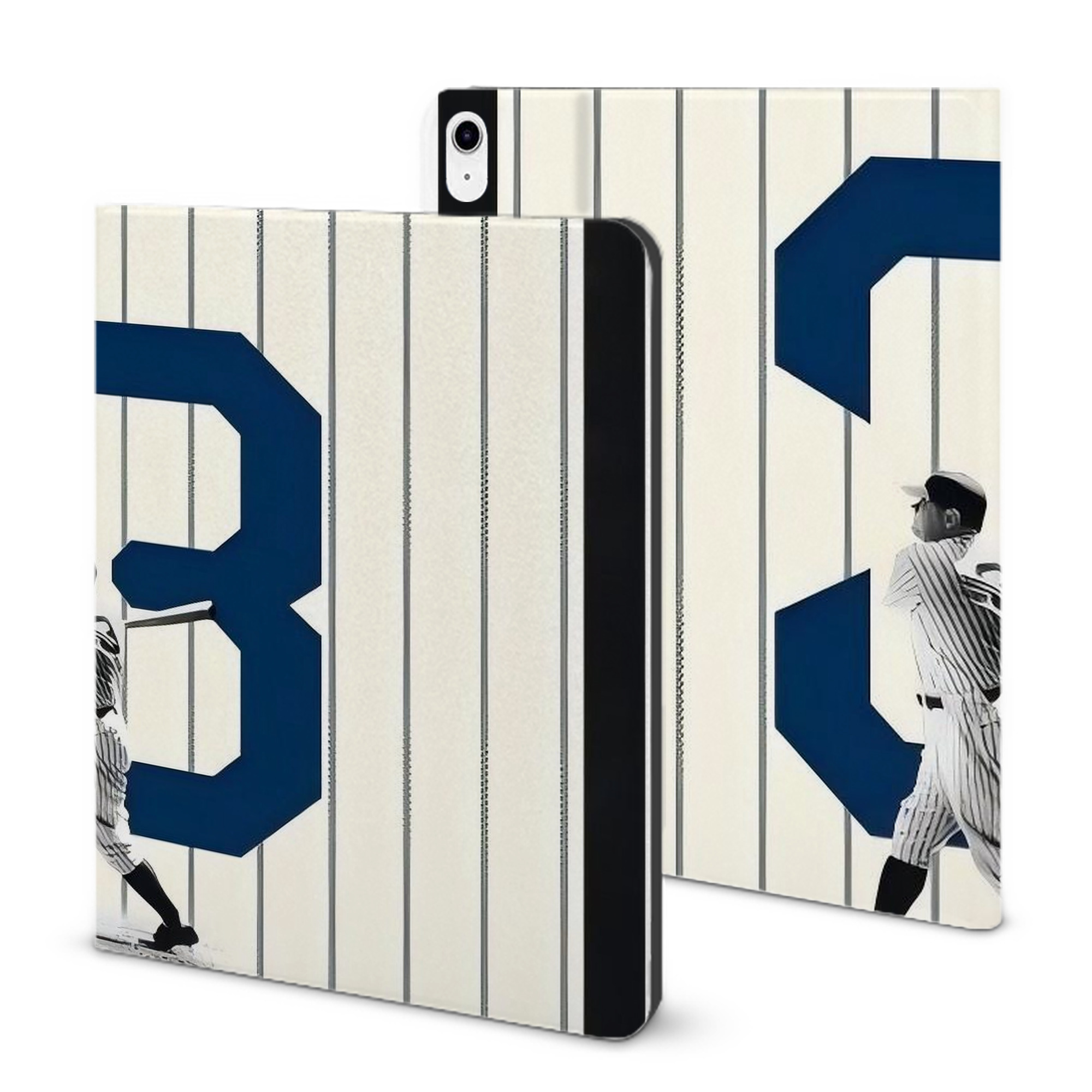 Babe Ruth 26 IPad Case Without Pencil Slot – Book-Style Cover With PU Leather & TPU – Slim, Durable, Scratch-Resistant, Full Protection & Easy Access
